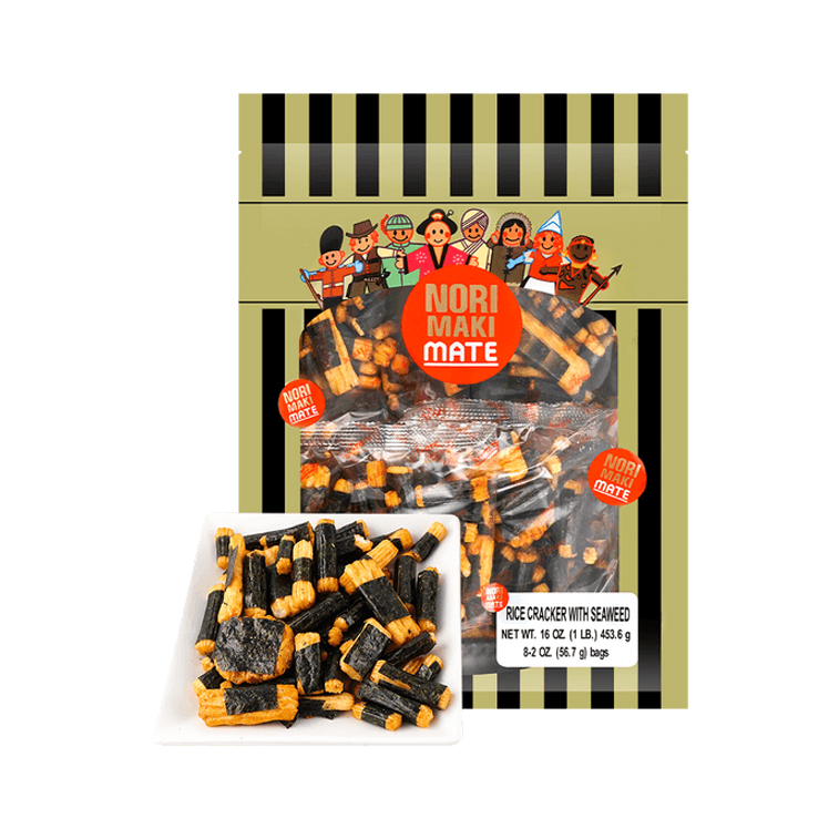 Shirakiku Rice Cracker Seaweed Flavor - Image 2